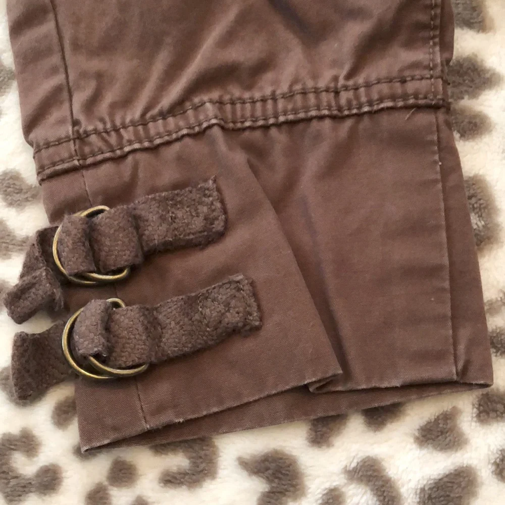 Old Navy Brown 5 Pocket Crop Utility Pants Size 2T